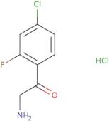 2-Amino-1-(4-chloro-2-fluorophenyl)ethan-1-one hydrochloride