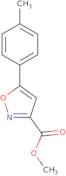 Methyl 5-(4-methylphenyl)isoxazole-3-carboxylate