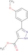 5-(3-Methoxy-phenyl)-2H-pyrazole-3-carboxylic acid methyl ester