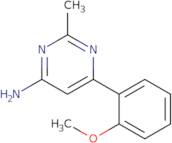 6-(2-Methoxyphenyl)-2-methylpyrimidin-4-amine