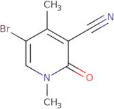 5-Bromo-1,4-dimethyl-2-oxo-1,2-dihydropyridine-3-carbonitrile