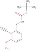 tert-Butyl (4-cyano-5-methoxypyridin-3-yl)methylcarbamate