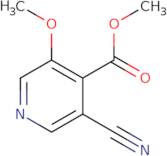 Methyl 3-cyano-5-methoxyisonicotinate