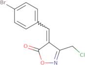 (4E)-4-(4-Bromobenzylidene)-3-(chloromethyl)isoxazol-5(4H)-one