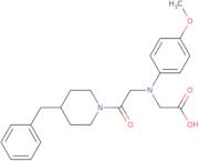 [[2-(4-Benzylpiperidin-1-yl)-2-oxoethyl]-(4-methoxyphenyl)amino]acetic acid