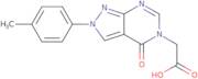 [2-(4-Methylphenyl)-4-oxo-2,4-dihydro-5H-pyrazolo[3,4-d]pyrimidin-5-yl]acetic acid