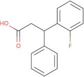 3-(2-Fluorophenyl)-3-phenylpropanoic acid