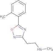 N-Methyl-2-[5-(2-methylphenyl)-1,2,4-oxadiazol-3-yl]ethanamine