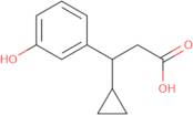 3-Cyclopropyl-3-(3-hydroxyphenyl)propanoic acid