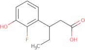 3-(2-Fluoro-3-hydroxyphenyl)pentanoic acid