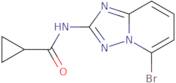 N-(5-Bromo[1,2,4]triazolo[1,5-a]pyridin-2-yl)cyclopropanecarboxamide