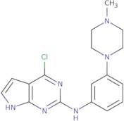 4-Chloro-N-(3-(4-methylpiperazin-1-yl)phenyl)-7H-pyrrolo[2,3-d]pyrimidin-2-amine