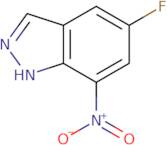 5-Fluoro-7-nitro 1H-indazole