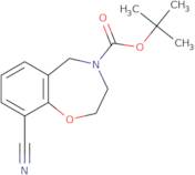 tert-Butyl 9-cyano-2,3-dihydrobenzo[f][1,4]oxazepine-4(5H)-carboxylate