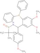 (R)-N-((S)-(2-(Diphenylphosphino)-4,5-dimethoxyphenyl)(4-methoxyphenyl)methyl)-2-methylpropane-2-s…