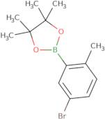 2-(5-Bromo-2-methylphenyl)-4,4,5,5-tetramethyl-1,3,2-dioxaborolane