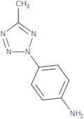 4-(5-Methyl-2H-1,2,3,4-tetrazol-2-yl)aniline