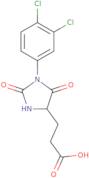 3-[1-(3,4-Dichlorophenyl)-2,5-dioxoimidazolidin-4-yl]propanoic acid