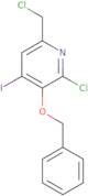 3-(Benzyloxy)-2-chloro-6-(chloromethyl)-4-iodopyridine