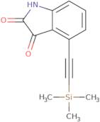 4-[2-(Trimethylsilyl)ethynyl]-1H-indole-2,3-dione