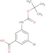 3-Bromo-5-{[(tert-butoxy)carbonyl]amino}benzoic acid