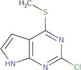 2-Chloro-4-(methylthio)-7H-pyrrolo[2,3-d]pyrimidine