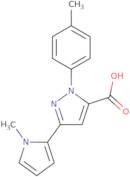 3-(1-Methyl-1H-pyrrol-2-yl)-1-(4-methylphenyl)-1H-pyrazole-5-carboxylic acid