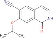 1-Hydroxy-7-isopropoxyisoquinoline-6-carbonitrile