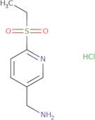 (-6(Ethylsulfonyl)Pyridin-3-Yl)Methanamine Hydrochloride