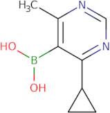 (4-Cyclopropyl-6-methylpyrimidin-5-yl)boronic acid