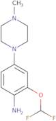 2-(Difluoromethoxy)-4-(4-methylpiperazin-1-yl)aniline