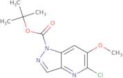 tert-Butyl 5-chloro-6-methoxy-1H-pyrazolo[4,3-b]pyridine-1-carboxylate