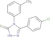 5-(4-Chlorophenyl)-4-(3-methylphenyl)-4H-1,2,4-triazole-3-thiol