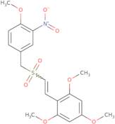 (E)-2,4,6-Trimethoxystyryl 4-methoxy-3-nitrobenzyl sulfone