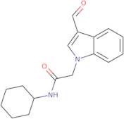 N-Cyclohexyl-2-(3-formyl-indol-1-yl)-acetamide