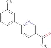 1-[6-(3-Methylphenyl)pyridin-3-yl]ethanone