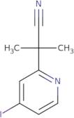 2-(4-Iodopyridin-2-yl)-2-methylpropanenitrile