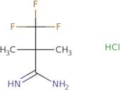 3,3,3-Trifluoro-2,2-dimethylpropanimidamide hydrochloride