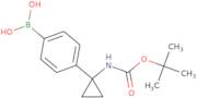 4-(1-(tert-Butoxycarbonylamino)cyclopropyl)phenylboronic acid