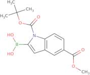 1-BOC-5-(methoxycarbonyl)indole-2-boronic acid
