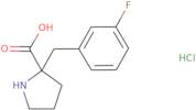 (S)-2-(3-Fluorobenzyl)pyrrolidine-2-carboxylic acid hydrochloride