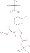 (3R,4R)-1-tert-Butyl 3-methyl 4-(6-chloro-5-pivalamidopyridin-2-yl)pyrrolidine-1,3-dicarboxylate
