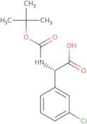 (±S)-3-Chloro-±-[[(1,1-dimethylethoxy)carbonyl]amino]benzeneacetic acid