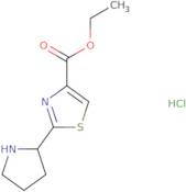 Ethyl 2-((R)-pyrrolidin-2-yl)thiazole-4-carboxylate hydrochlo- ride