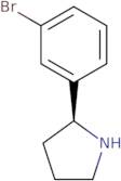 (2S)-2-(3-Bromophenyl)pyrrolidine