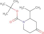 tert-Butyl (2S)-4-oxo-2-(propan-2-yl)piperidine-1-carboxylate