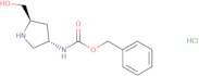 (2R,4S)-2-Hydroxymethyl-4-cbz-amino pyrrolidine Hydrochloride