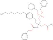 (S)-2-(Benzyloxycarbonyl)amine-2-(acetoxy)methyl-1-(dibenzyl)phosphoryloxy-4-(4-octylphenyl)butane
