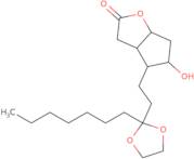 (3aR,4R,5R,6aS)-4-[3-(Ethyleneketal)decanyl]hexahydro-5-hydroxy-2H-cyclopenta[b]furan-2-one-d15