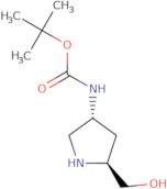 (3R,5S)-2-Hydroxymethyl-4-(Boc-amino)pyrrolidine ee